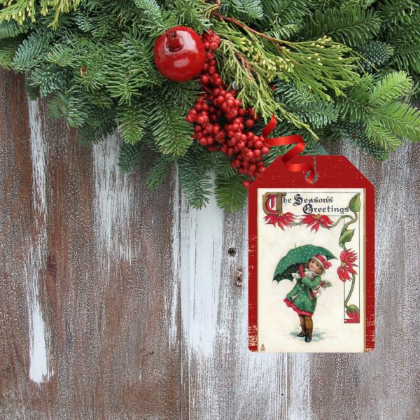 Printable Holiday Gift Tags - Vintage Flair